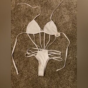 New with tags-Sexy Spider bodysuit with rhinestone detail